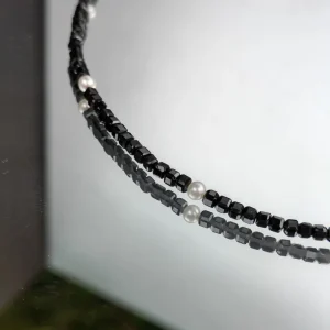 YS4160X2321 3-4mm freshwater pearl necklace