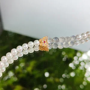 YS4322X3746 4-4.5mm freshwater pearl necklace