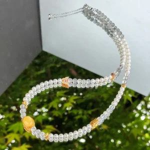 YS4322X3746 4-4.5mm freshwater pearl necklace